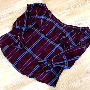 3/4 Sleeve Off the Shoulder Top